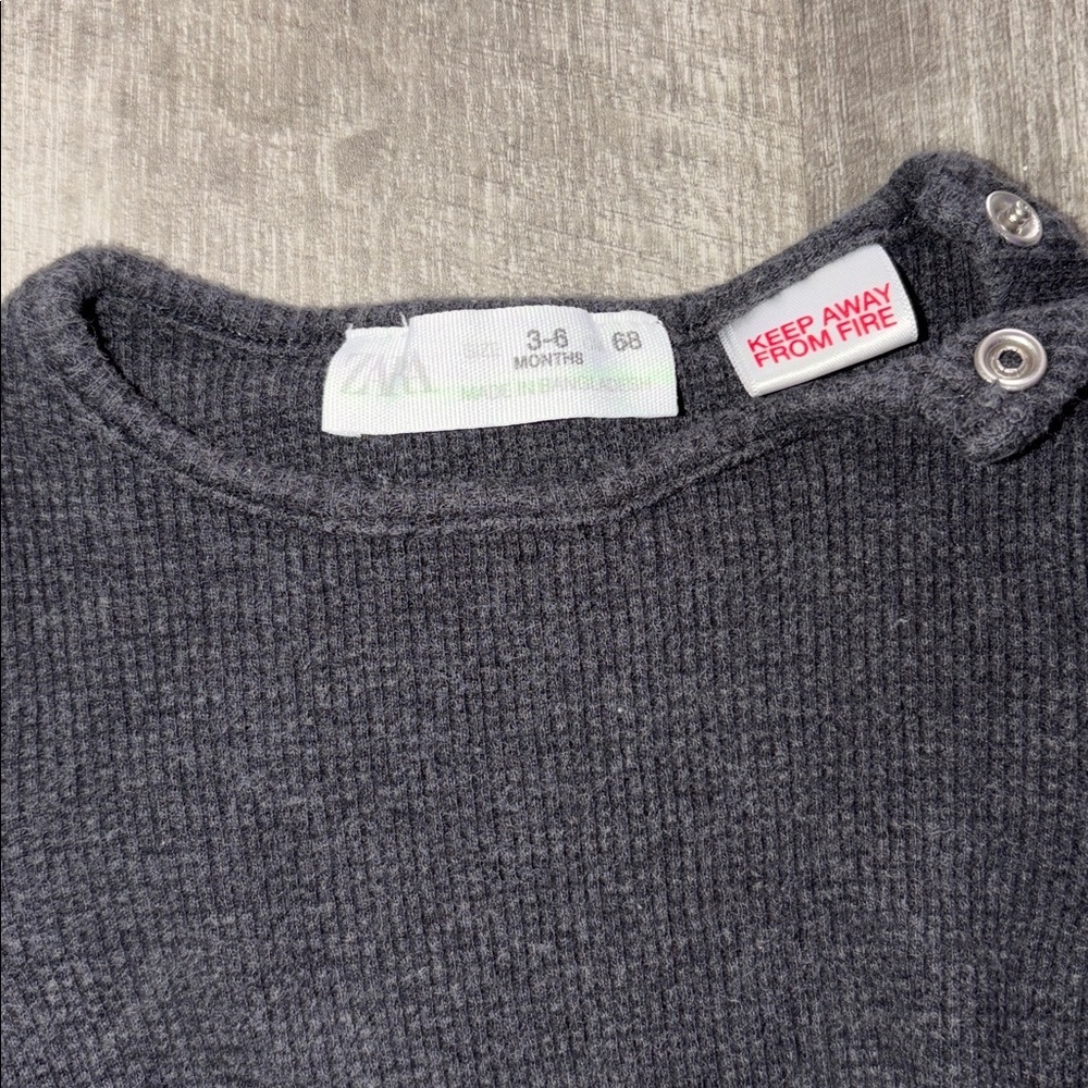 Zara Lot 3 x baby bodysuits 3-6M Zara - Picture 3 of 7